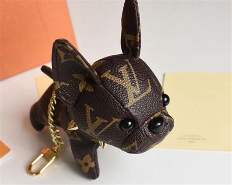 louis vuitton charms replica|Louis Vuitton dog keychain dupe.